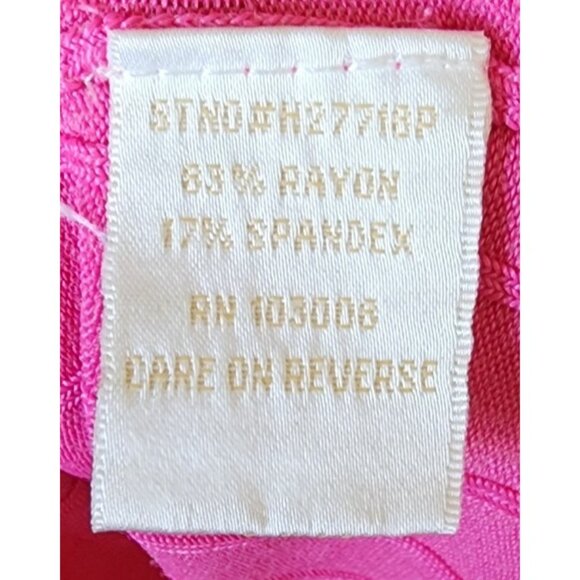 Yuka Women's Size PL Sleeveless Camisole Tank Top Beaded Sequin Lace Trim Pink - Picture 13 of 15